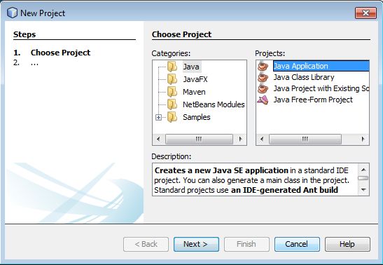 Simple example of Java Swing applet in netbeans