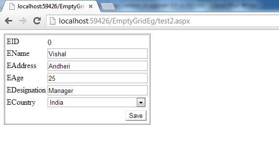Template Controls In Gridview C#