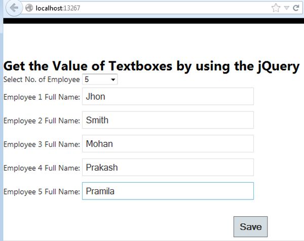create select option using jquery