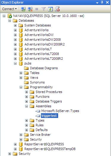 How To View Triggers In Sql Server 2005