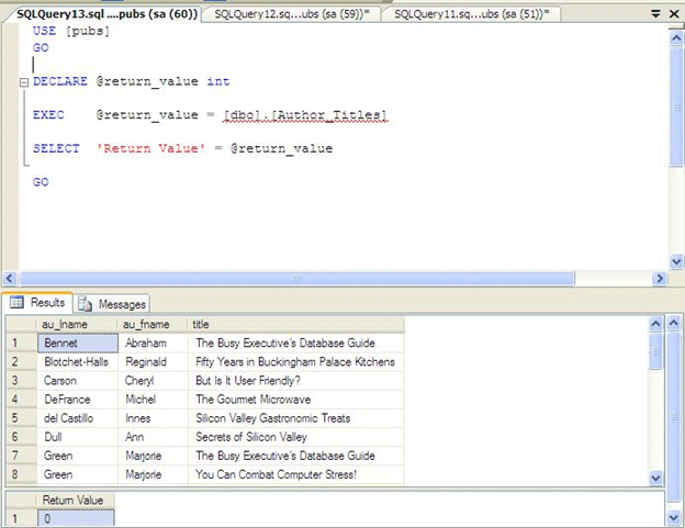 sql stored procedure parameter null