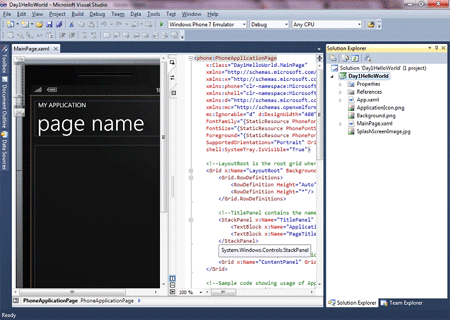 Silverlight with Window phone