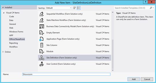 Site Definition with List Instance