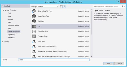 Site Definition with List Instance