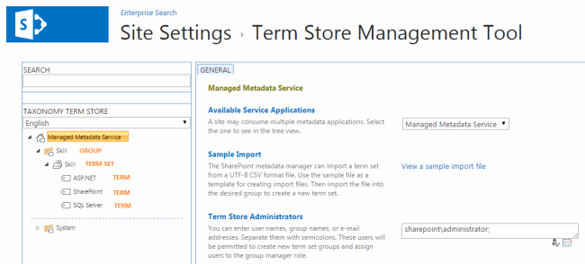 Term Store Management Tool