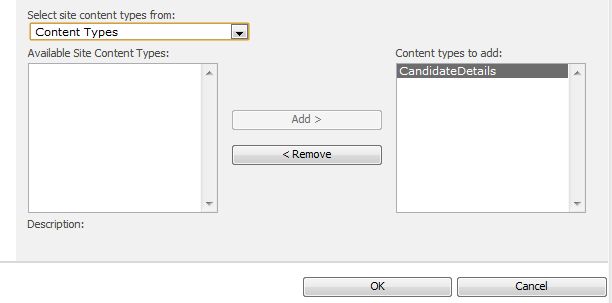 List Definition Sharepoint 2010 Content Types