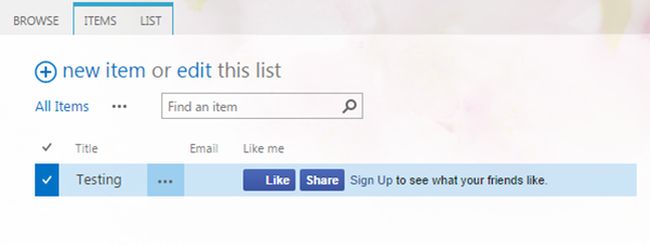new item or edit this list in sharepoint