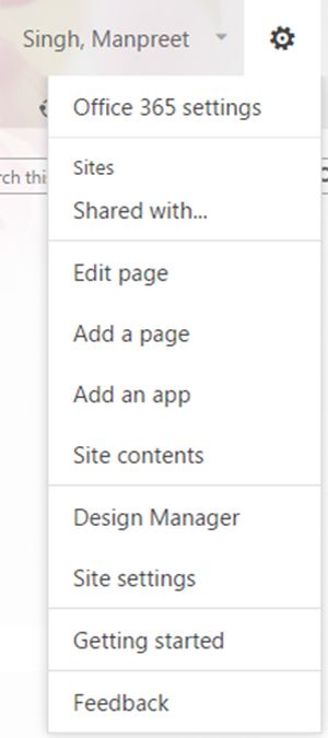 Site Contents in sharepoint