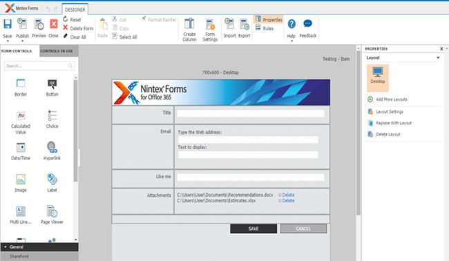 Nintex form