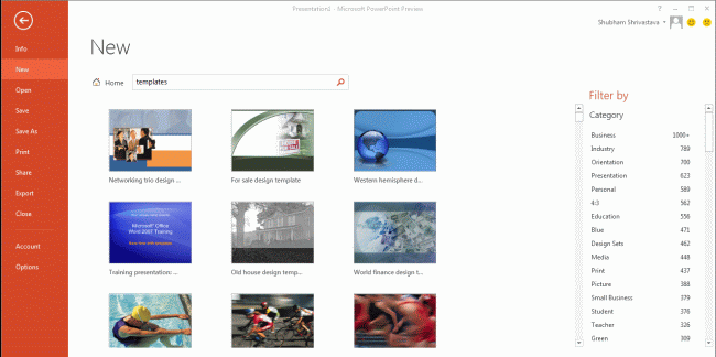 How To Search For Online Templates In Powerpoint How To Search For Online Templates In Powerpoint