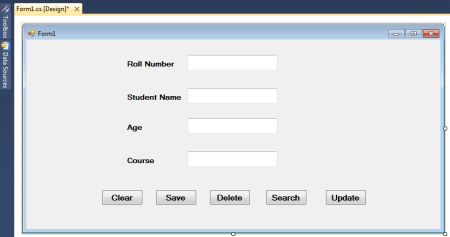 save record in ado.net