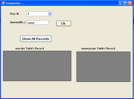 sqltransaction class in ado.net