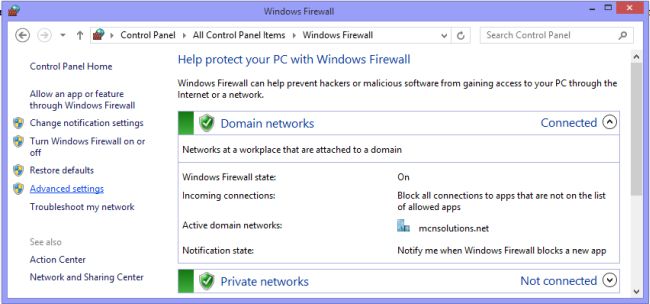 How To Block A Program From Internet Access Windows 8