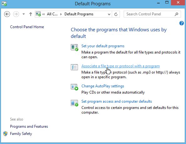 Windows 8 Default Email Program