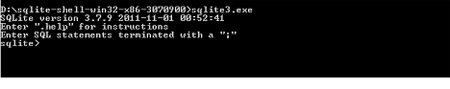 sqlite database
