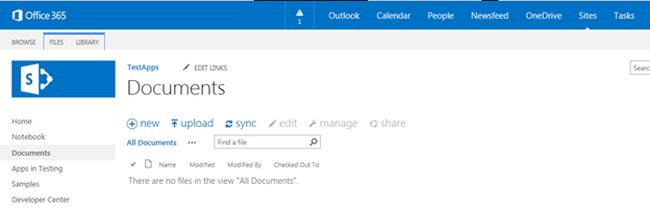 Sharepoint liberary