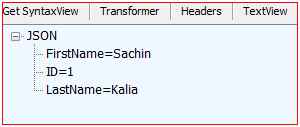 JSON format