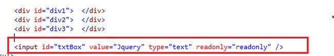 HTML text box