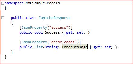 response parameters