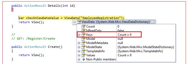 View Data with breakpoint