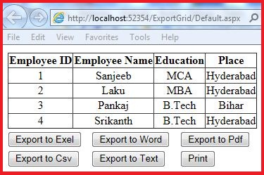Export Pdf Word Format