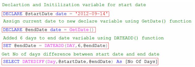 Date Datatype In Sql 2008 Server