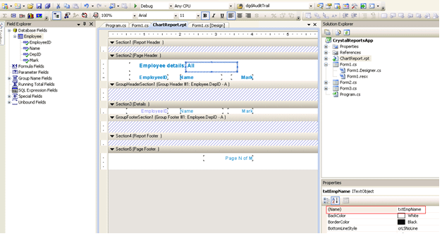 report format tool rpx development file