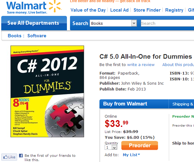 Walmart and Target are now selling Books