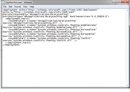 silverlight Caching