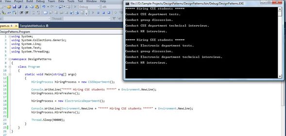 Abstract Class in implementation in Csharp