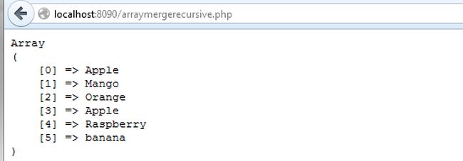 Recursive Function Php Array