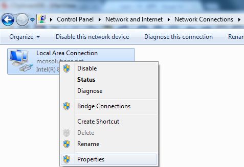 How To Assign Ip Address In Windows 7