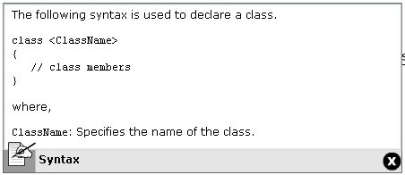 Class Syntax