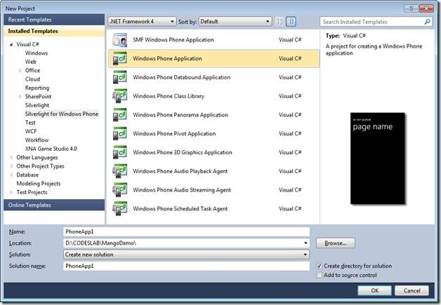 Windows Phone Application