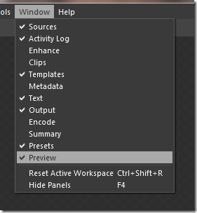 encoded and streamed IIS