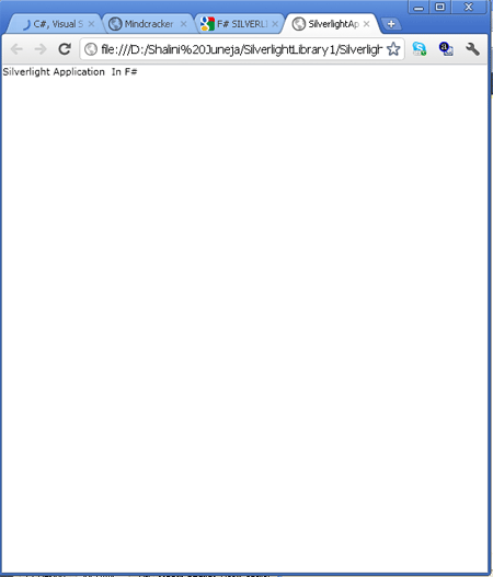 Web App Output