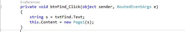 code behind