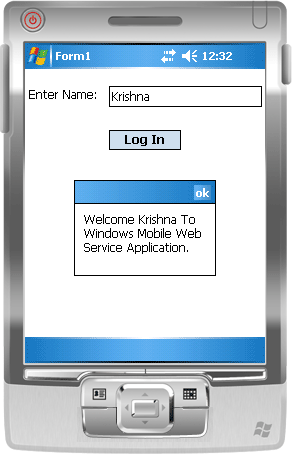 Web Service From Windows Mobile Application