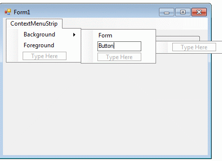 Context menu strip in vb net