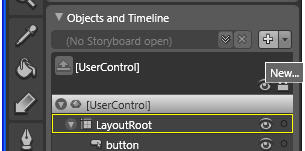 Storyboards in blend
