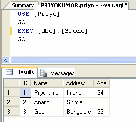 Stored procedure