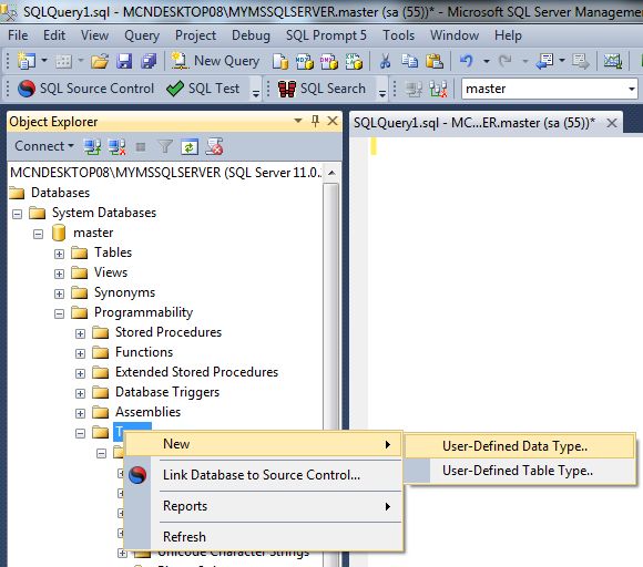 Date Datatype In Sql 2008 Server