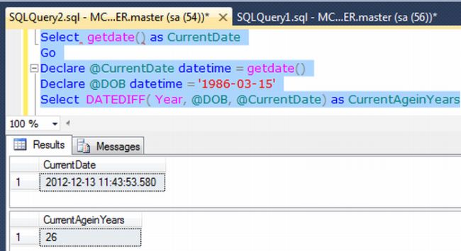 Sql Server Select Where Datetime Today
