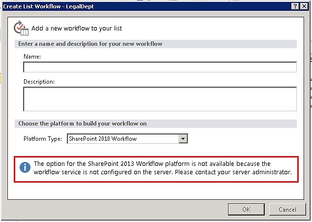 the option for the sharepoint 2013 workflow platform how to configure workflow infrastructure 2013 in the option for the sharepoint 2013 workflow platform how to configure workflow infrastructure 2013 in