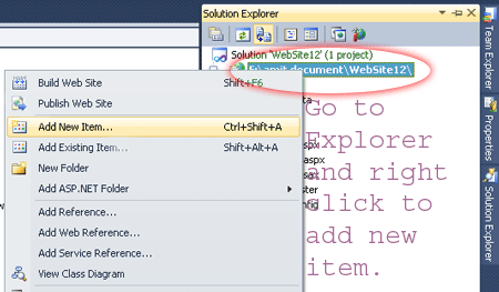 Add New item