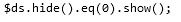 Hide Panel Code
