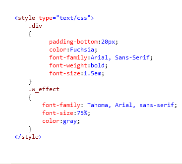 Add Style Sheet