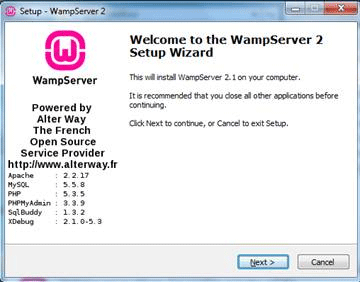 Wamp Server Setup