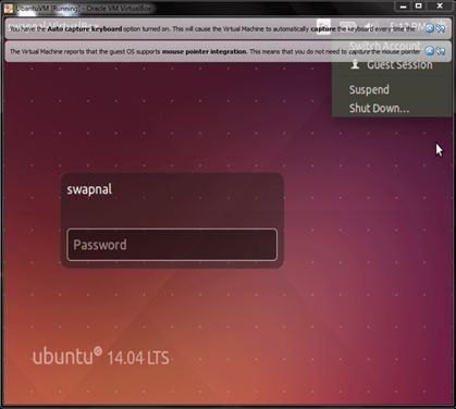 installed Ubuntu