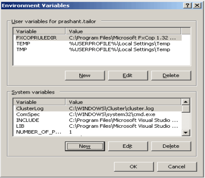 Fxcop command line options
